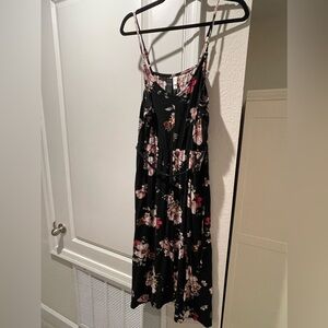 Floral spaghetti strap dress